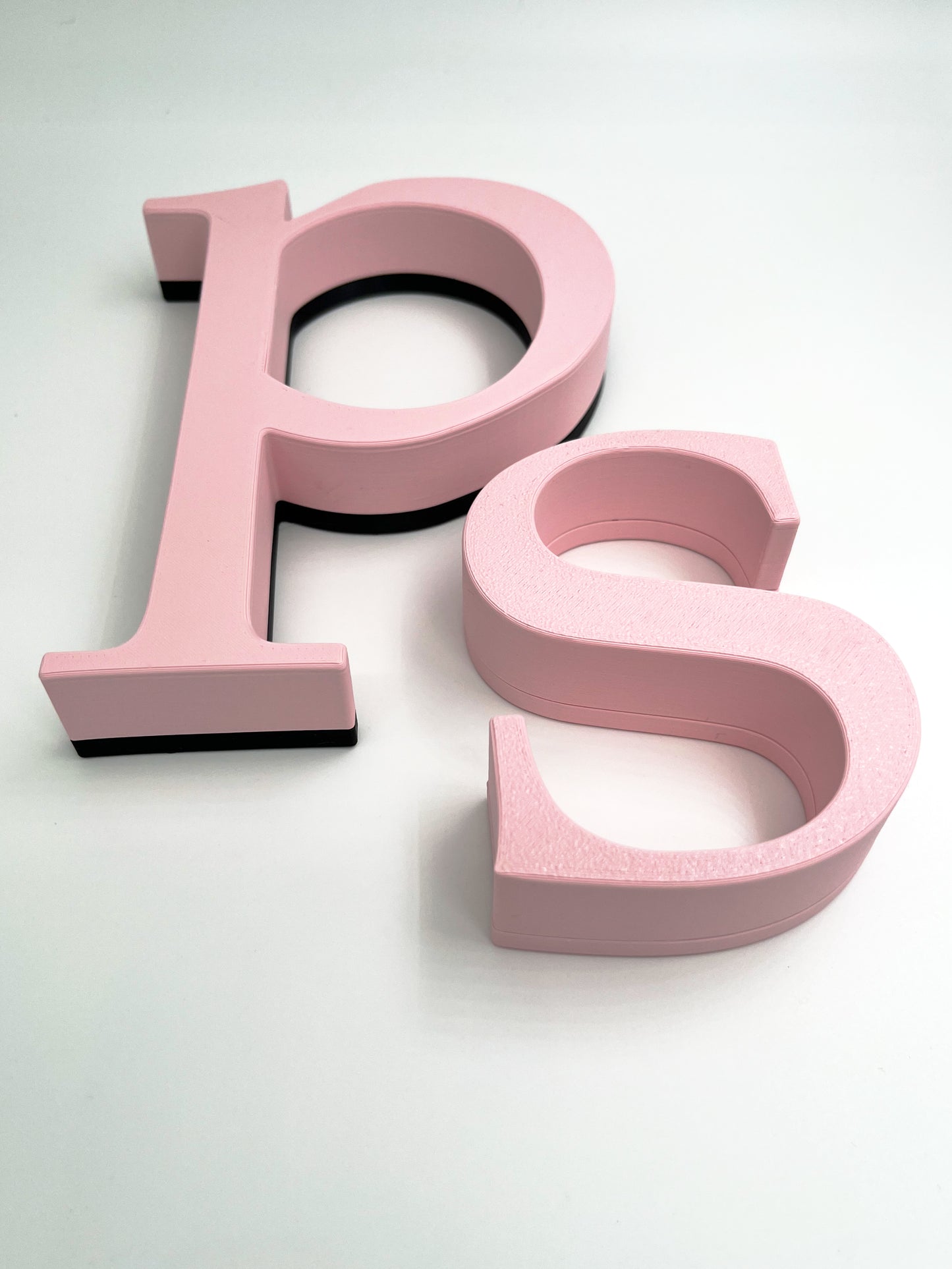 Wall Letters - two part letters or numbers to fix to your interior walls