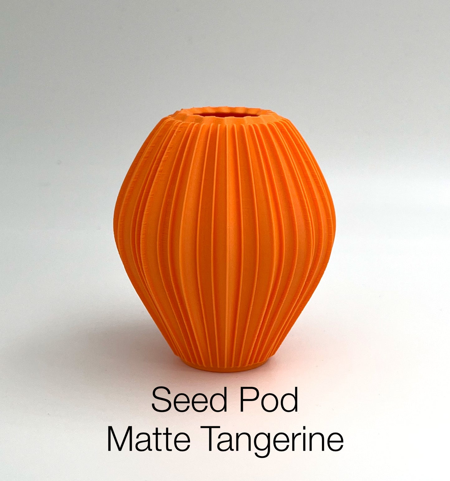 Seed Pod Matte Tangerine