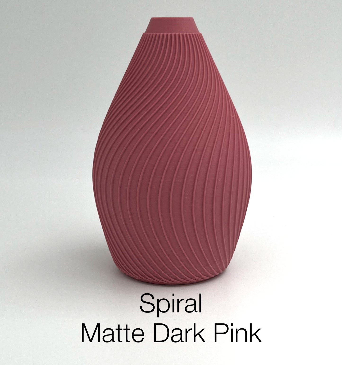 Spiral Matte Dark Pink