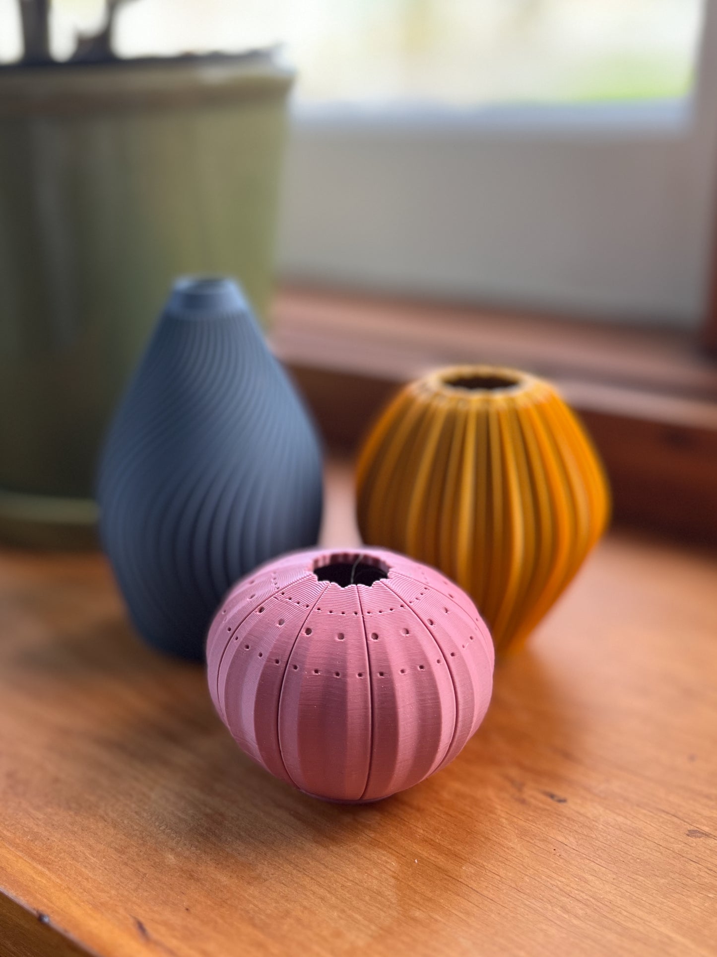 Collection of 3 Unique Bud Vases – Inspired by nature – designed and 3D printed in New Zealand