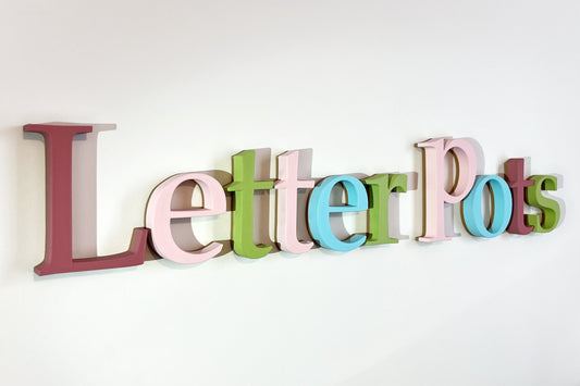 Wall Letters are on a wall