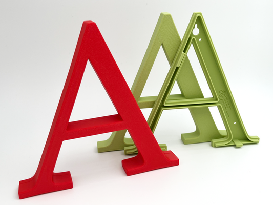 3D Printed Letters to Make Wall mounted Signs