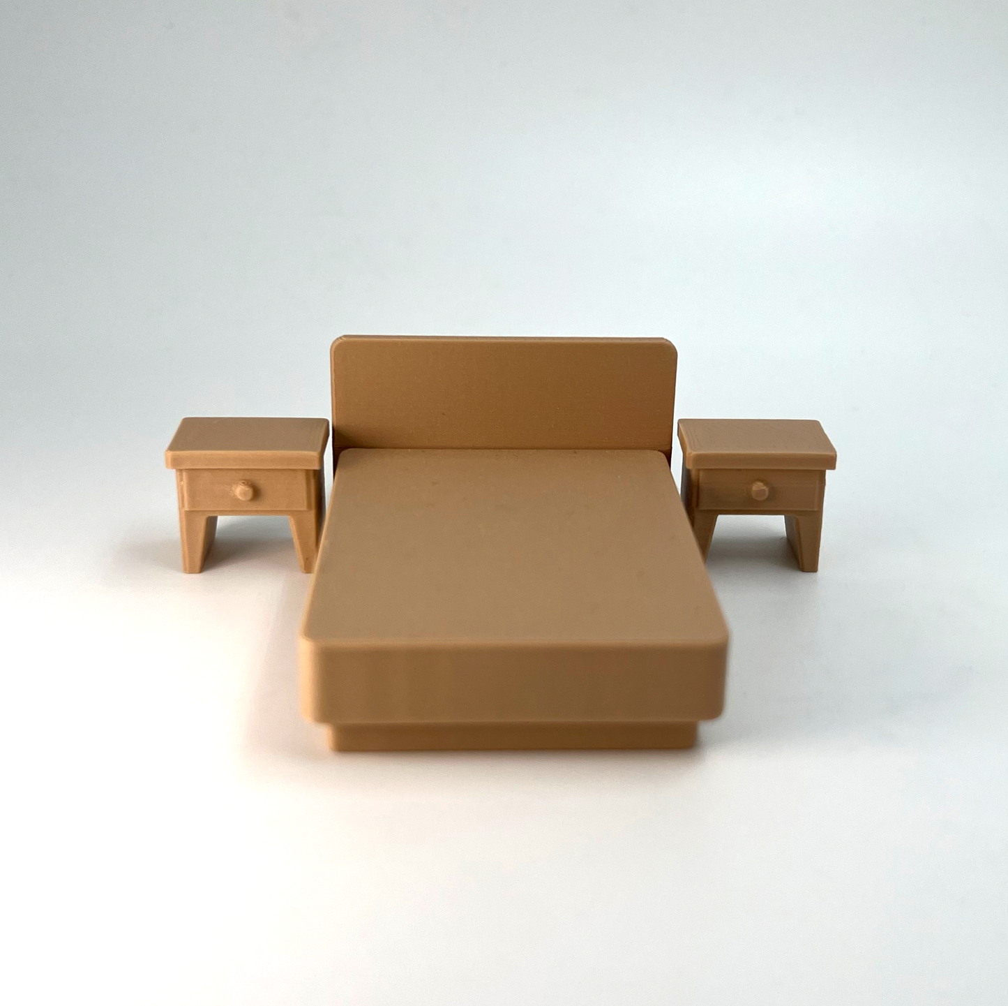 Colonial Villa Style Doll House With Modern Furniture