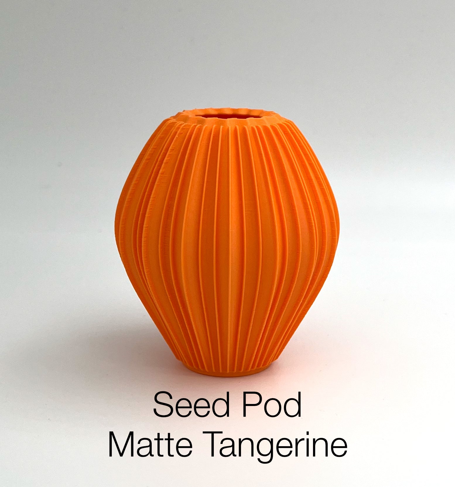 Seed Pod Matte Tangerine