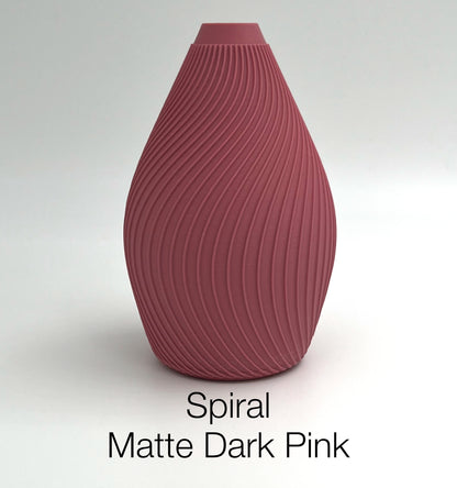 Spiral Matte Dark Pink